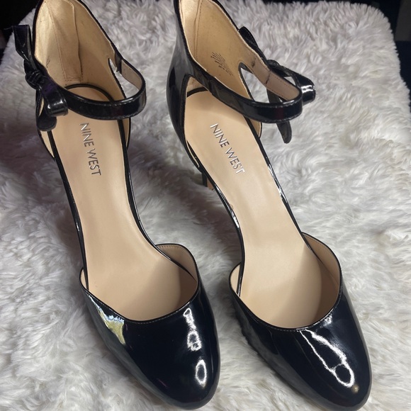 Nine West Howley Black Patent Leather Pumps 9 1/2M - Picture 3 of 14